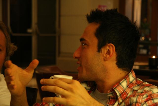 Mehmet Akcin (ICANN) in the hotel bar