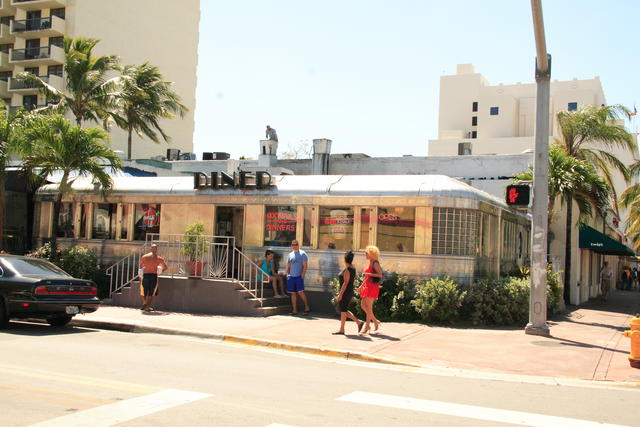 American diner, South Beach Miami