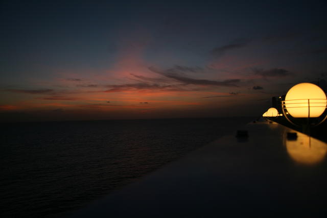 Sunset, off Mexico