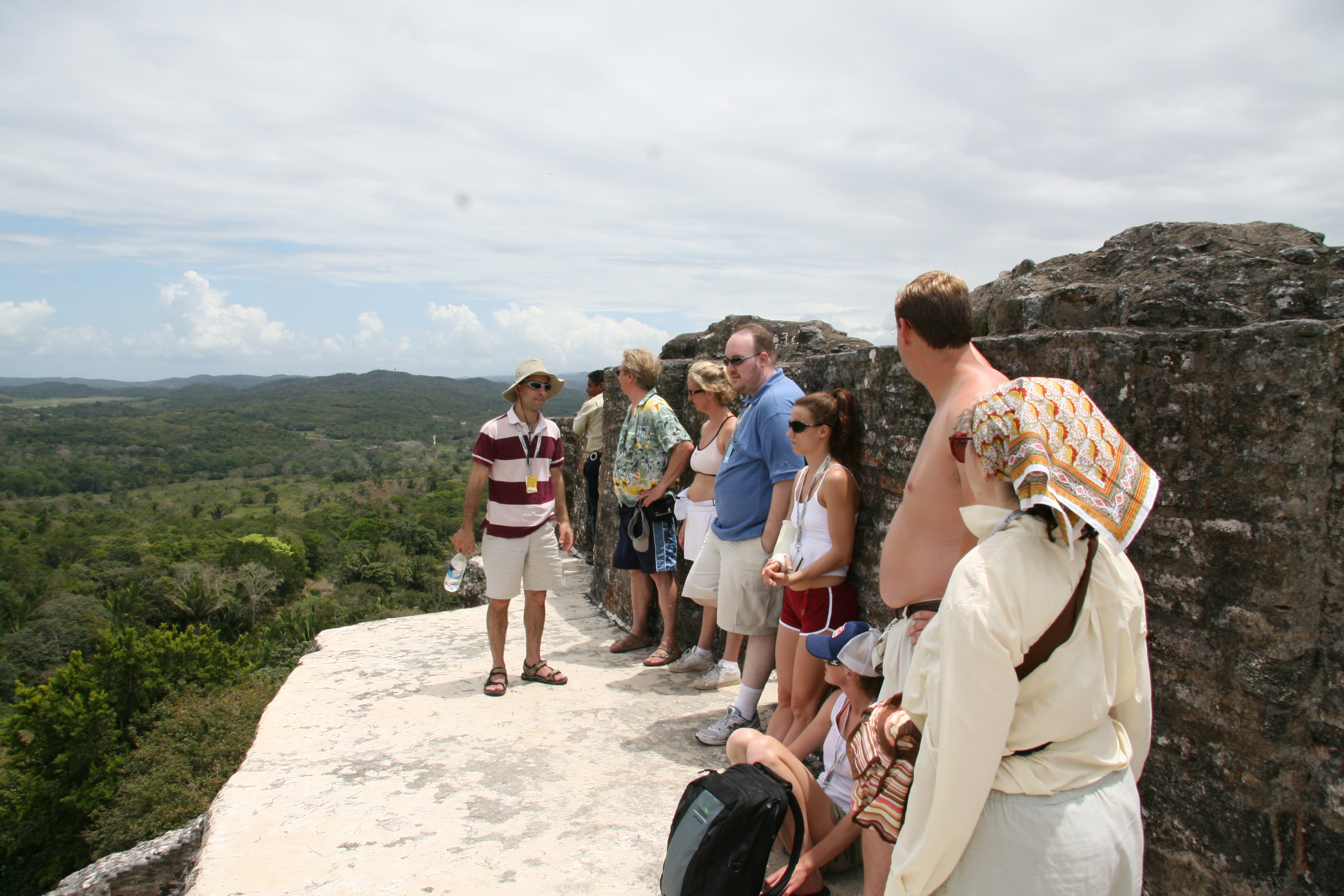 Xunantunich: GPF crew, looking east