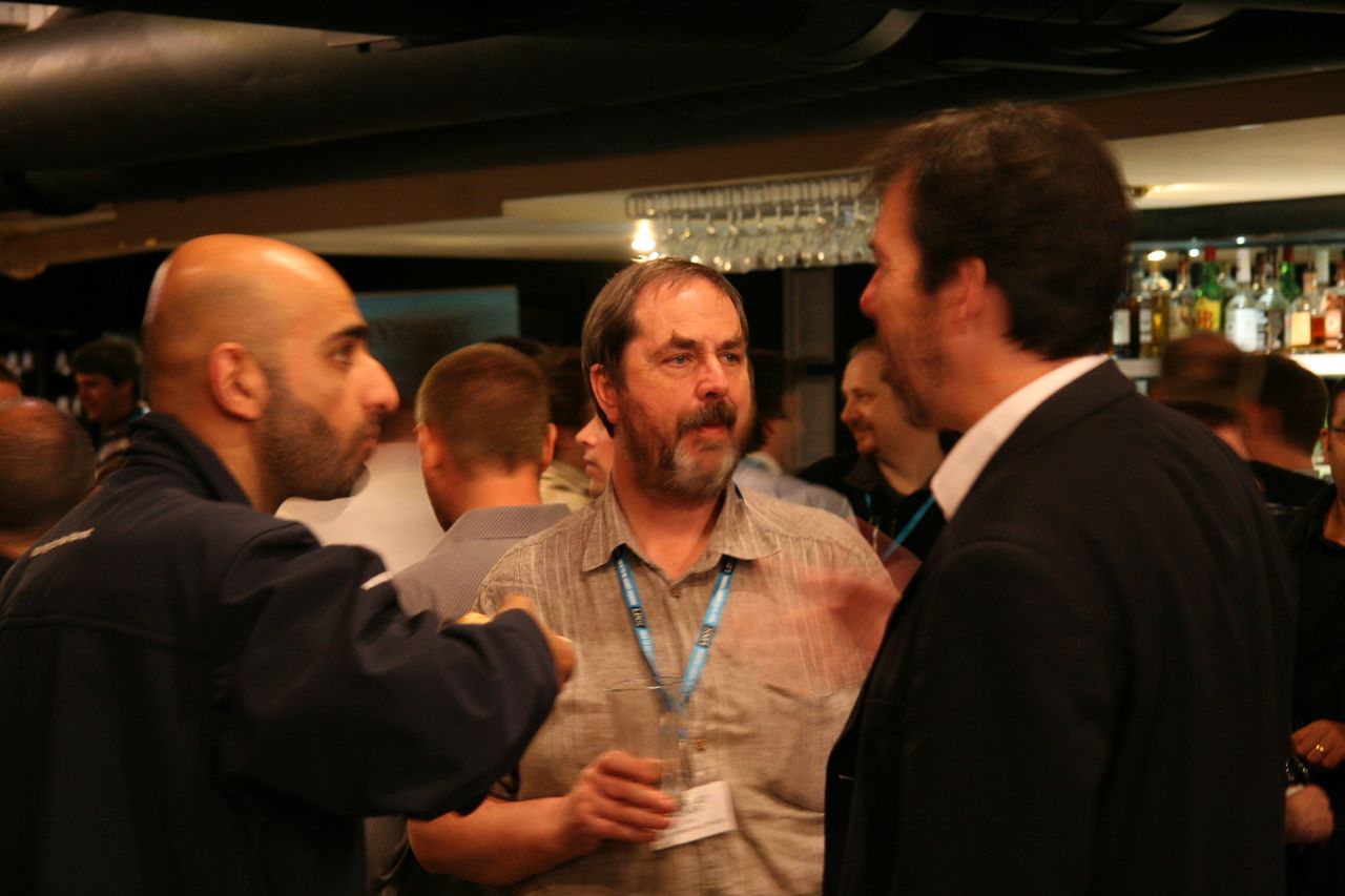 Kamran Khalid (LINX), Howard Fisher (LINX), Steve Groombridge (Systems &amp; Network Training)